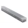 Sharp HT-SBW55121(SL) 5.1.2 Dolby Atmos/DTS:X barra de sonido con subwoofer inalámbrico, 650 W, Bluetooth, plateada