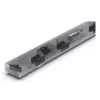 Sharp HT-SBW55121(SL) 5.1.2 Dolby Atmos/DTS:X barra de sonido con subwoofer inalámbrico, 650 W, Bluetooth, plateada