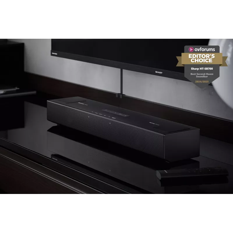 Barra de sonido Sharp HT-SB700 Altavoz Negro 2.0.2 canales 140 W