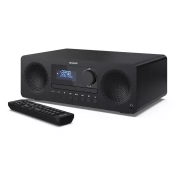 Microcadena de audio doméstico Sharp XL-B720D 30 W, altavoces de 2 vías, DAB/DAB+/FM, reproductor de discos ópticos, negro