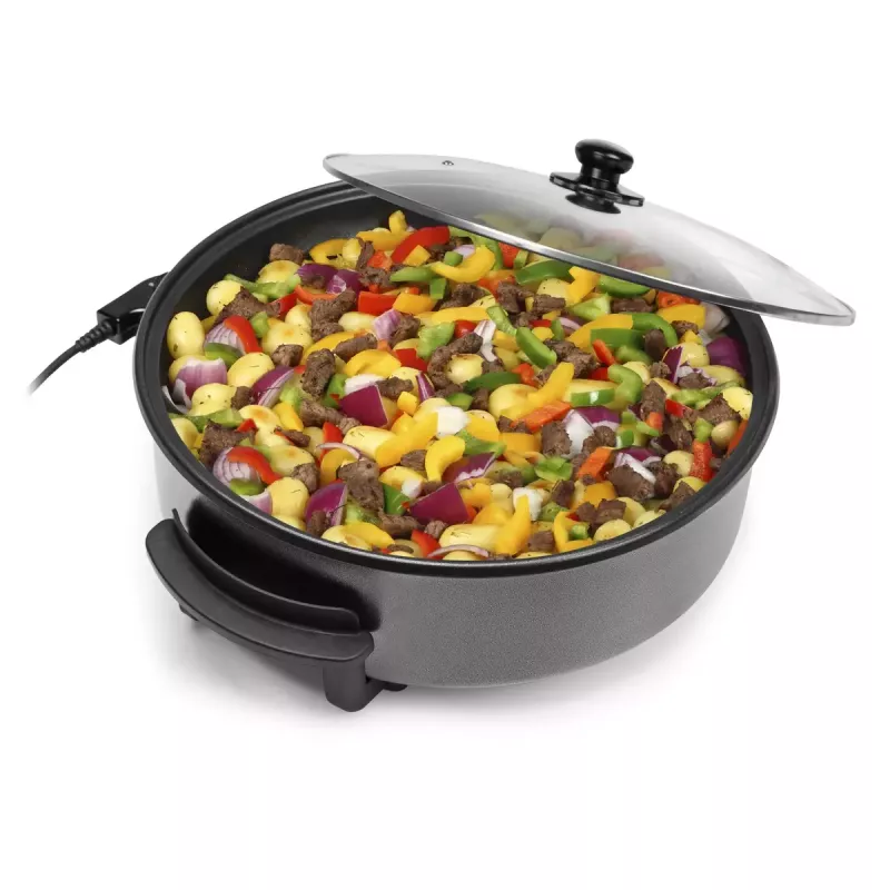 Sartén eléctrica Tristar PZ-9145 XXL - 40 cm, 1500 W, negra