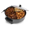 Sartén eléctrica Tristar PZ-9145 XXL - 40 cm, 1500 W, negra