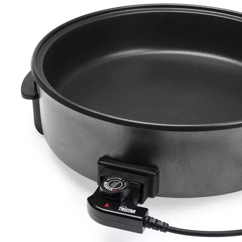 Sartén eléctrica Tristar PZ-9145 XXL - 40 cm, 1500 W, negra