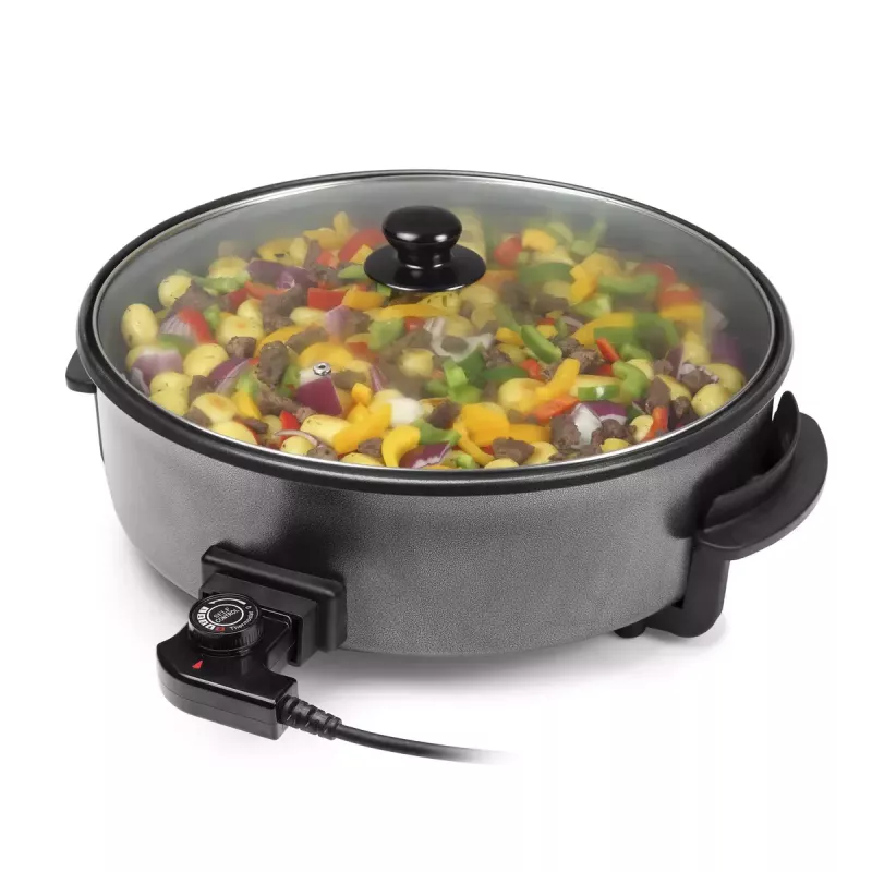 Sartén eléctrica Tristar PZ-9145 XXL - 40 cm, 1500 W, negra