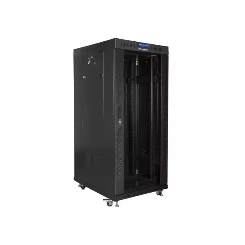 Rack independiente Lanberg FF01-8027-12BL 27U Negro 1200 kg de capacidad de carga