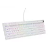 Teclado mecánico GENESIS THOR 404, tamaño completo USB, QWERTY inglés, retroiluminación RGB, blanco