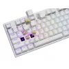 Teclado mecánico GENESIS THOR 404, tamaño completo USB, QWERTY inglés, retroiluminación RGB, blanco