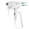 Secador de pelo de pared Adler AD 2285 — 2000 W, 3 niveles de temperatura, nivel frío, blanco