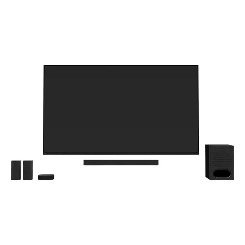 Sistema de barra de sonido 5.1 Sony HT-S60 Negro, 1000 W, compatibilidad Dolby Atmos y DTS:X, Bluetooth