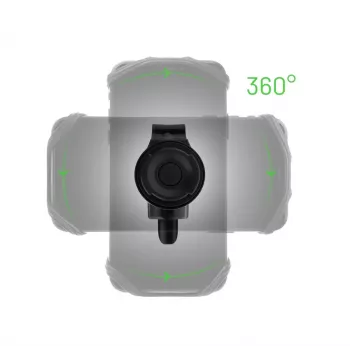 Soporte para teléfono FIXED FIXBI2-BK Negro — soporte fijo para bicicleta o moto
