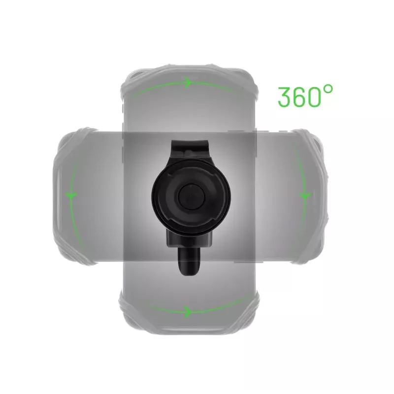 Soporte para teléfono FIXED FIXBI2-BK Negro — soporte fijo para bicicleta o moto