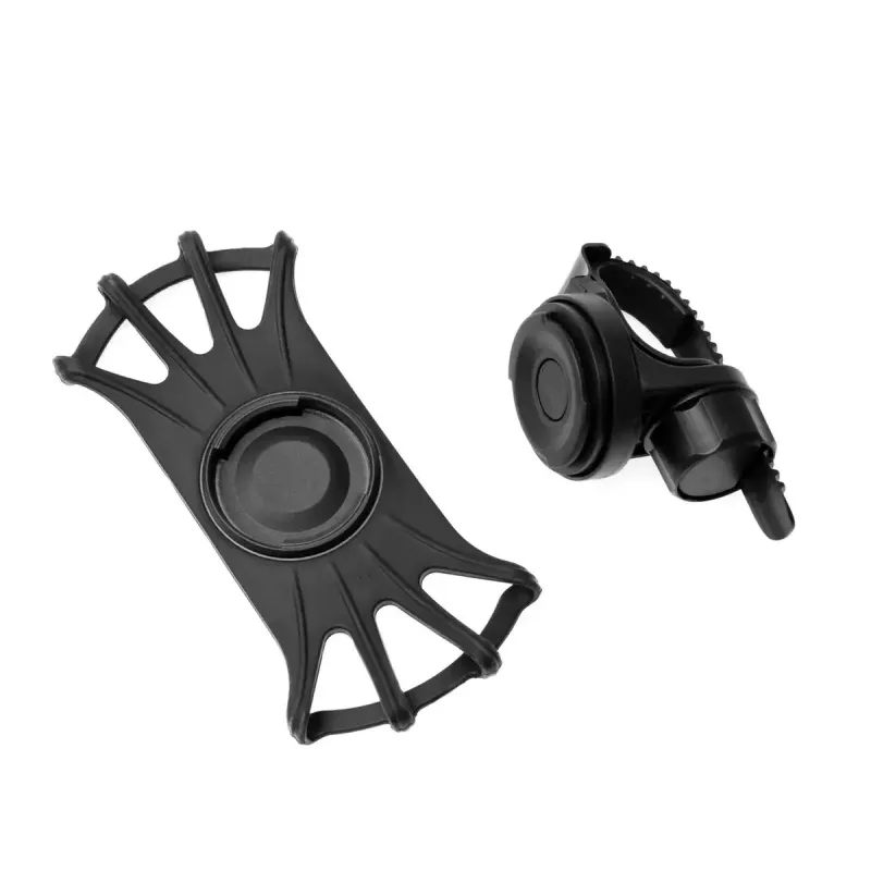 Soporte para teléfono FIXED FIXBI2-BK Negro — soporte fijo para bicicleta o moto