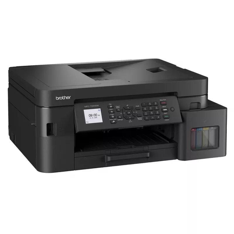 Impresora multifunción de inyección de tinta Brother MFC-T930DW — impresión en color, A4, dúplex, Wi‑Fi, Ethernet, 30 ppm (B/N), 26 ppm (color)