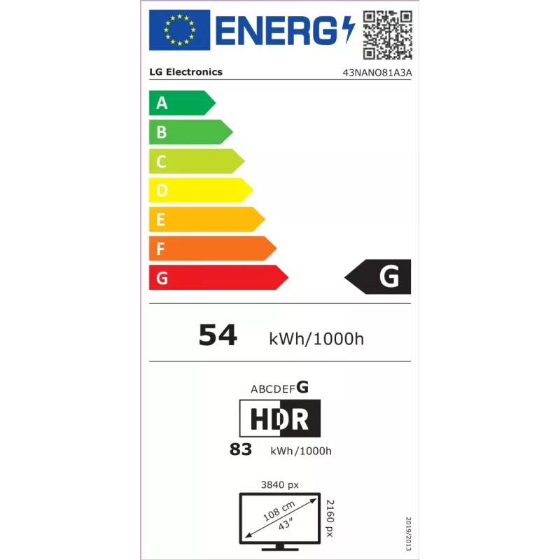 LG NanoCell AI 43NANO81A3A TV 109,2 cm (43