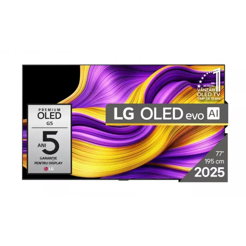 LG OLED evo AI OLED77G51LW TV 195,6 cm (77 inch) 4K Ultra HD Smart TV Wi-Fi Negro