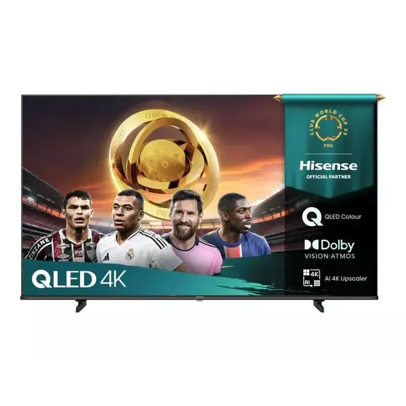 Hisense 65E7Q Smart TV de 65 pulgadas (165,1 cm) 4K Ultra HD QLED, VIDAA OS, Wi-Fi, negro