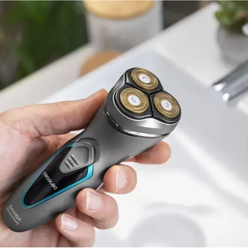 Cecotec 04199 Afeitadora rotativa para hombre Trimmer Titan cabezal 3D