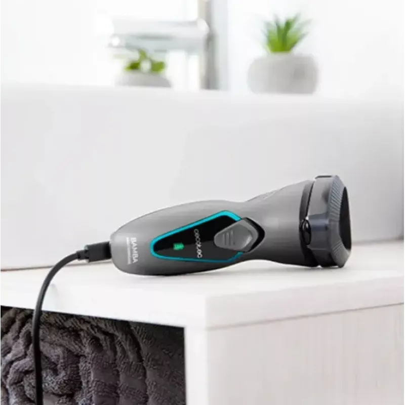 Cecotec 04199 Afeitadora rotativa para hombre Trimmer Titan cabezal 3D