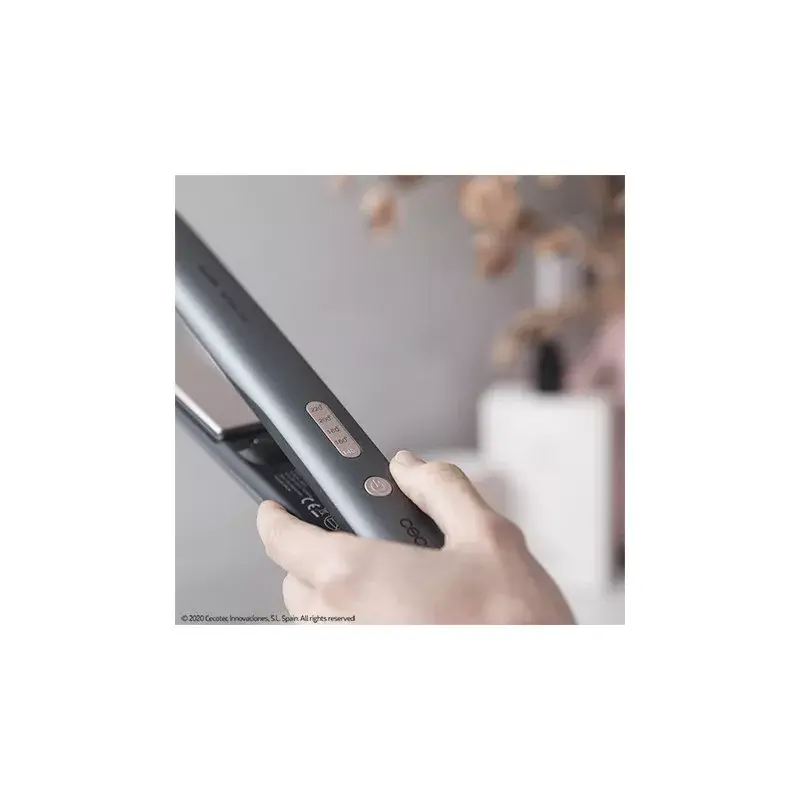Cecotec RitualCare 890 Titanium Plancha de pelo 42 W Gris cálido