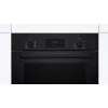 Horno eléctrico empotrable Bosch HBF133BA1 — 66 L, clase energética A, aire caliente, grill, controles táctiles y giratorios, negro