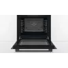 Horno eléctrico empotrable Bosch HBF133BA1 — 66 L, clase energética A, aire caliente, grill, controles táctiles y giratorios, negro