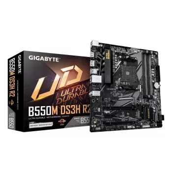 Placa base GIGABYTE B550M DS3H R2, B550, Socket AM4, Micro ATX