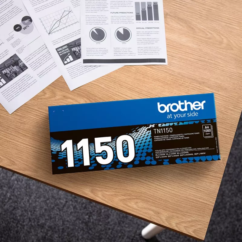 Cartucho de tóner Brother TN-1150 1 ud. original negro