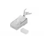 Conector modular DIGITUS para cable redondo, CAT6A, apantallado