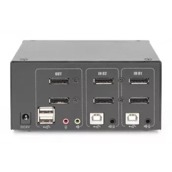 DIGITUS 2 puertos DisplayPort DualView 60 Hz 4K 60fp compatibilidad multiplataforma