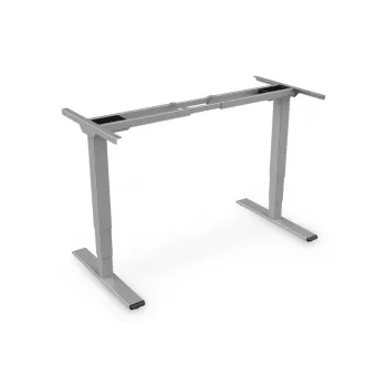 Bastidor de mesa Digitus con altura ajustable eléctricamente, doble motor, capacidad de carga 100 kg, gris