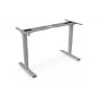 Bastidor de mesa Digitus con altura ajustable eléctricamente, doble motor, capacidad de carga 100 kg, gris