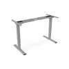 Bastidor de mesa Digitus con altura ajustable eléctricamente, doble motor, capacidad de carga 100 kg, gris