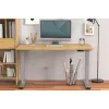 Bastidor de mesa Digitus con altura ajustable eléctricamente, doble motor, capacidad de carga 100 kg, gris