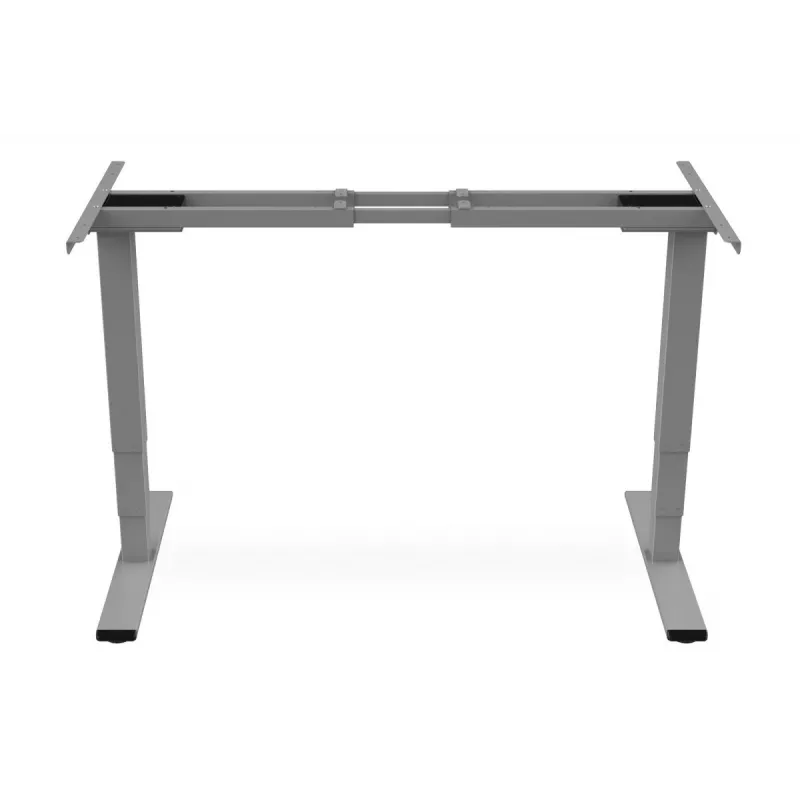 Bastidor de mesa Digitus con altura ajustable eléctricamente, doble motor, capacidad de carga 100 kg, gris