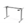 Bastidor de mesa Digitus con altura ajustable eléctricamente, doble motor, capacidad de carga 100 kg, gris