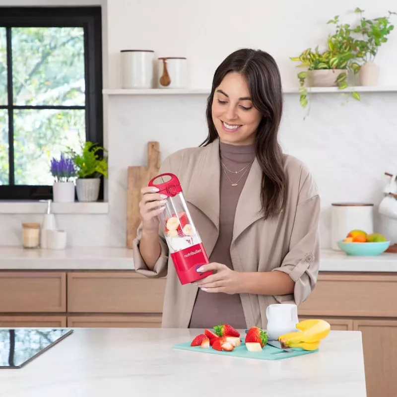 Batidora portátil NutriBullet NBP003MA 0.475 L magenta, lila