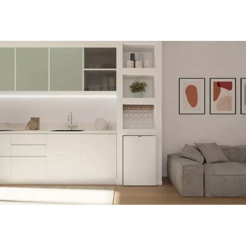 Frigorífico combi Candy CNOQ2S58EW Independiente 114 L E Blanco