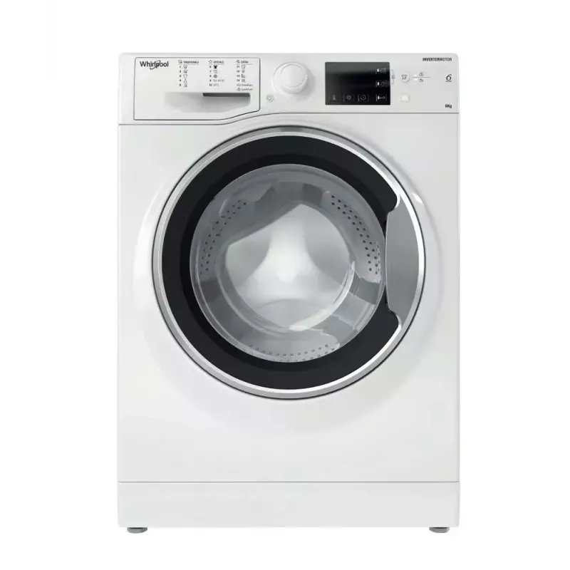 Whirlpool WRBSB 6249 W EU lavadora de carga frontal, 6 kg, 1200 rpm, clase energética C, fondo 43 cm, blanca