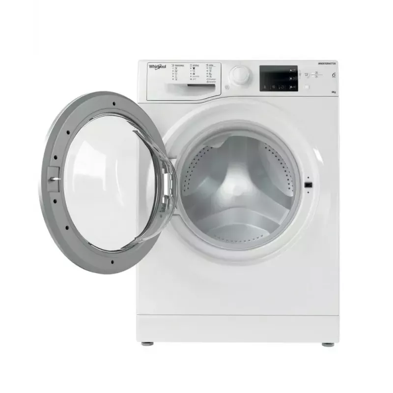 Whirlpool WRBSB 6249 W EU lavadora de carga frontal, 6 kg, 1200 rpm, clase energética C, fondo 43 cm, blanca