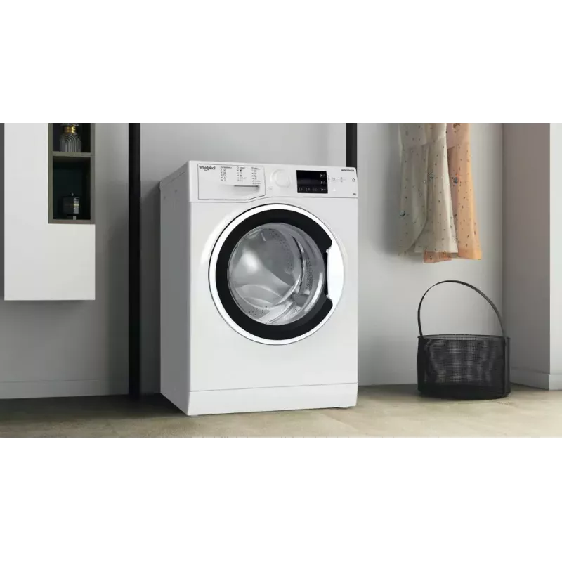 Whirlpool WRBSB 6249 W EU lavadora de carga frontal, 6 kg, 1200 rpm, clase energética C, fondo 43 cm, blanca