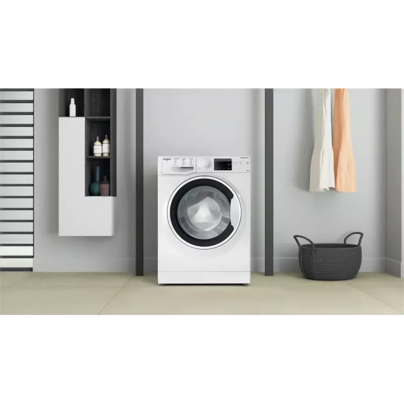 Whirlpool WRBSB 6249 W EU lavadora de carga frontal, 6 kg, 1200 rpm, clase energética C, fondo 43 cm, blanca