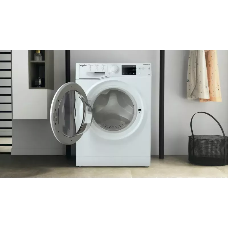 Whirlpool WRBSB 6249 W EU lavadora de carga frontal, 6 kg, 1200 rpm, clase energética C, fondo 43 cm, blanca