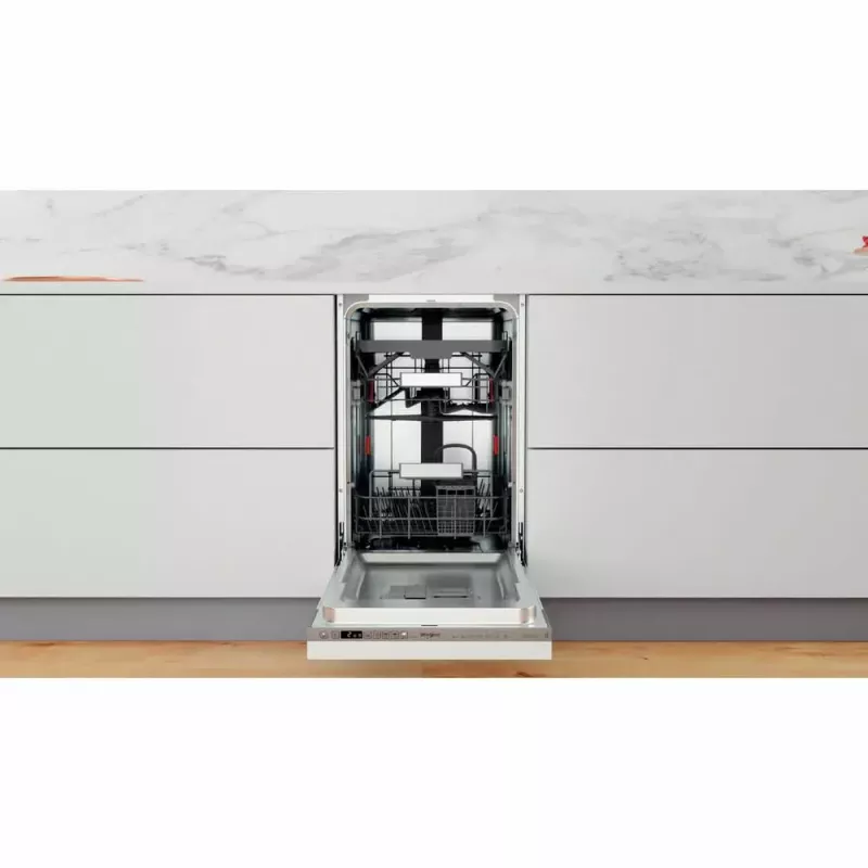 Lavavajillas integrable estrecho WHIRLPOOL WSIO 3T223 PCE X — 10 cubiertos, 43 dB, 45 cm