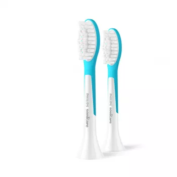 Philips Sonicare For Kids HX6042/90 pack de 2 cabezales de cepillo Azul Blanco
