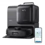 Robot aspirador y fregasuelos Eufy Omni E28 — 3 l de polvo, 2,5 l de agua, batería de 5200 mAh, negro