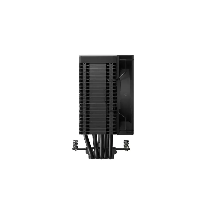 Disipador de CPU por aire DeepCool AG500 BK ARGB V2 — disipador de torre para zócalos Intel y AMD, disipador de láminas con aletas apiladas, iluminación ARGB
