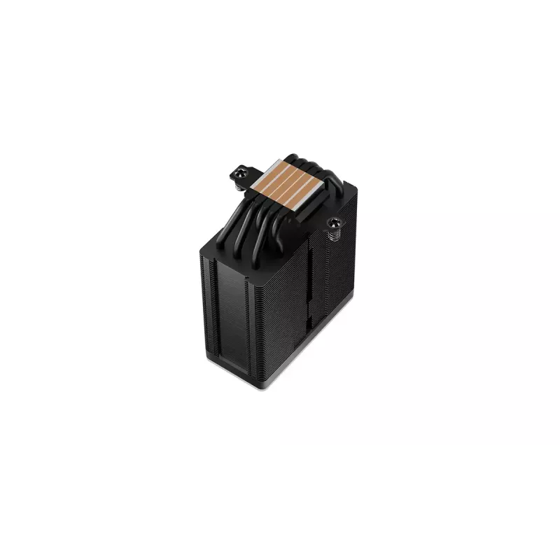 Disipador de CPU por aire DeepCool AG500 BK ARGB V2 — disipador de torre para zócalos Intel y AMD, disipador de láminas con aletas apiladas, iluminación ARGB