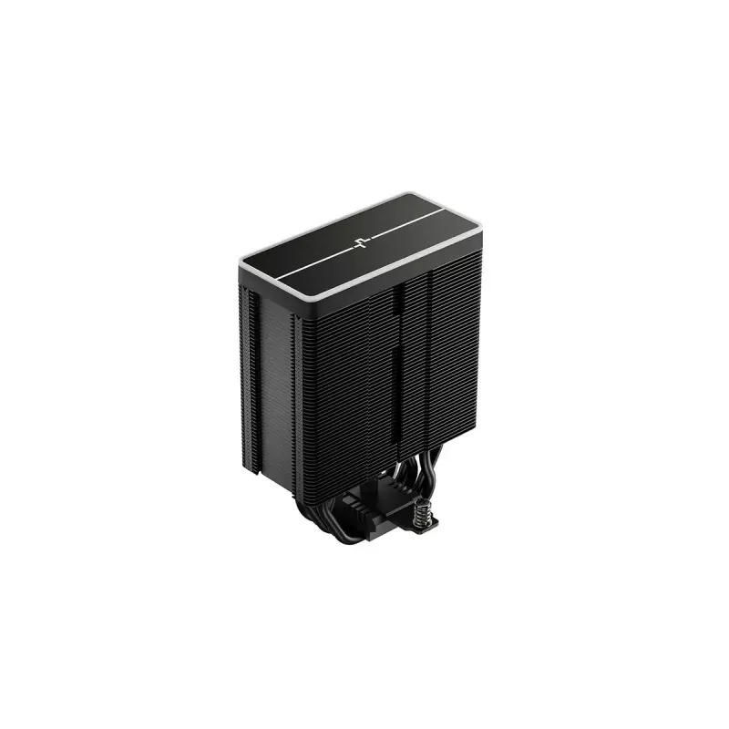Disipador de CPU por aire DeepCool AG500 BK ARGB V2 — disipador de torre para zócalos Intel y AMD, disipador de láminas con aletas apiladas, iluminación ARGB