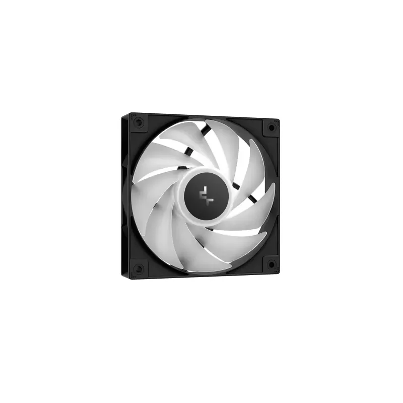 Disipador de CPU por aire DeepCool AG500 BK ARGB V2 — disipador de torre para zócalos Intel y AMD, disipador de láminas con aletas apiladas, iluminación ARGB