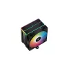 Disipador de CPU por aire DeepCool AG500 BK ARGB V2 — disipador de torre para zócalos Intel y AMD, disipador de láminas con aletas apiladas, iluminación ARGB